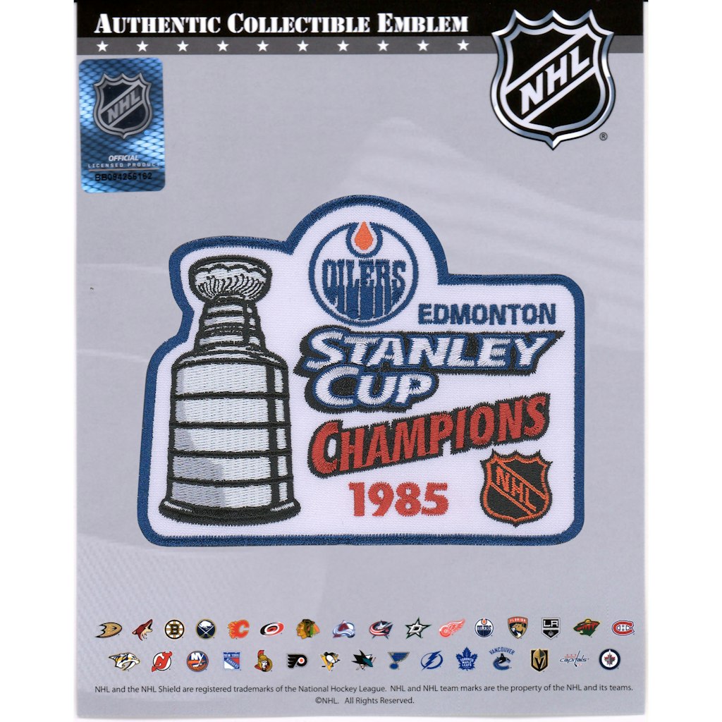 Edmonton Oilers 1985 Stanley Cup Champions Jersey Patch: $19.99 Edmonton Oilers 1985 Stanley Cup Champions Jersey Patch: $19.99