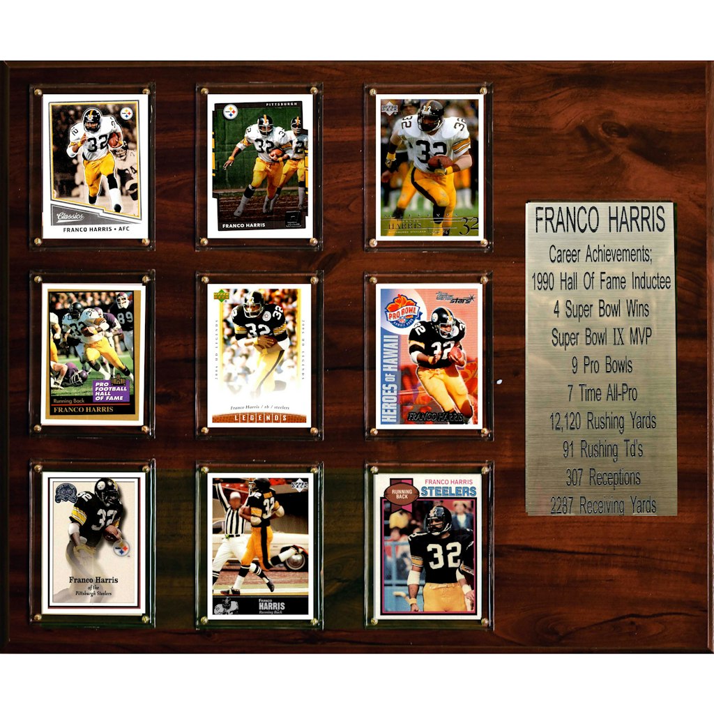 Franco Harris Pittsburgh Steelers 15'' x 18'' Plaque: $82.99 Franco Harris Pittsburgh Steelers 15'' x 18'' Plaque: $82.99