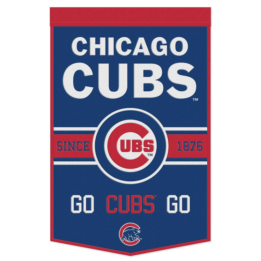 WinCraft Chicago Cubs 24" x 38" Primary Logo Banner: $89.99