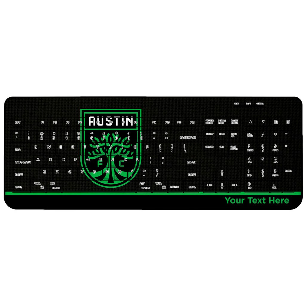 Austin FC Personalized Wireless Keyboard: $84.99