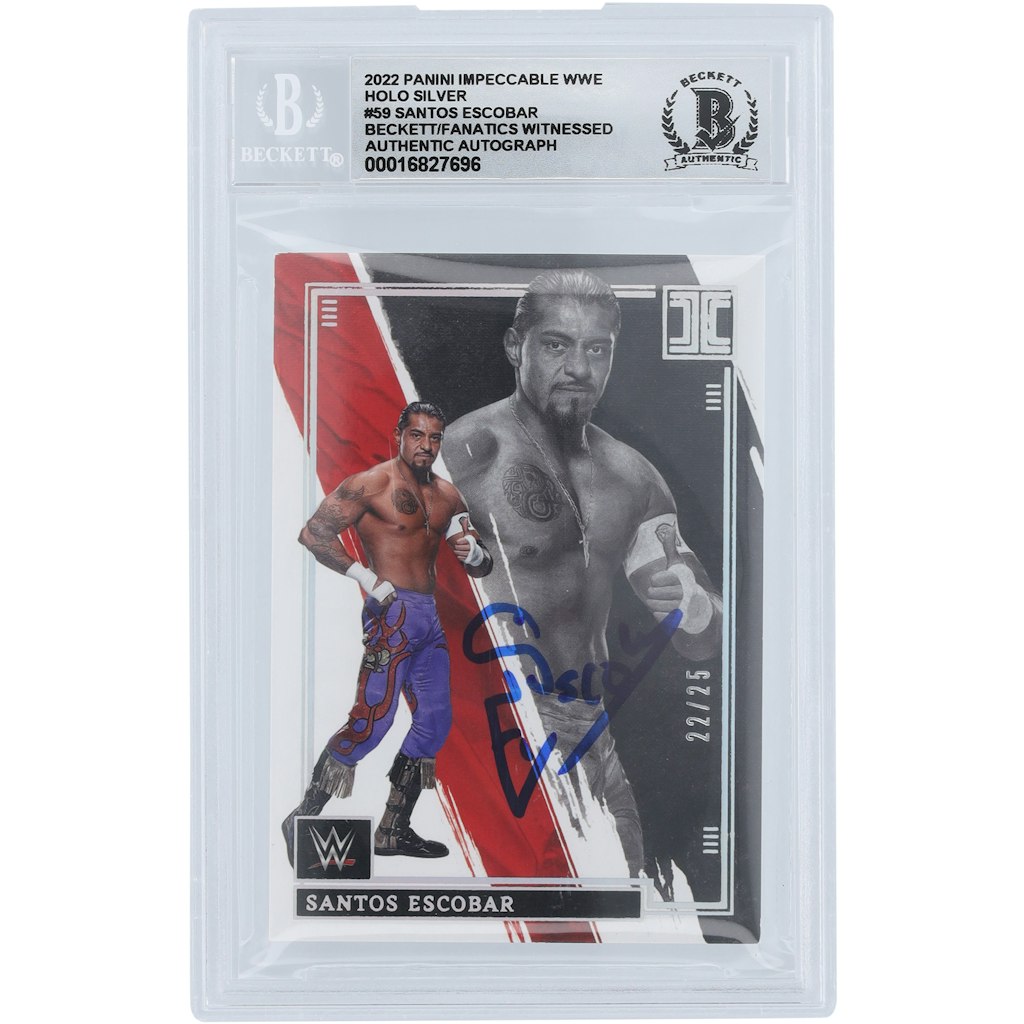 Santos Escobar 2022 Panini Impeccable Autographed Holo Silver Card: $59.99 Santos Escobar 2022 Panini Impeccable Autographed Holo Silver Card: $59.99