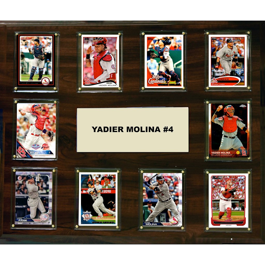 Yadier Molina St. Louis Cardinals 15" x 18" Plaque: $82.99 Yadier Molina St. Louis Cardinals 15" x 18" Plaque: $82.99