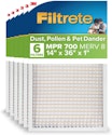 Filtrete 14x36x1 MPR 700 Air Filter 6-Pack for $25 + free shipping w/ Prime