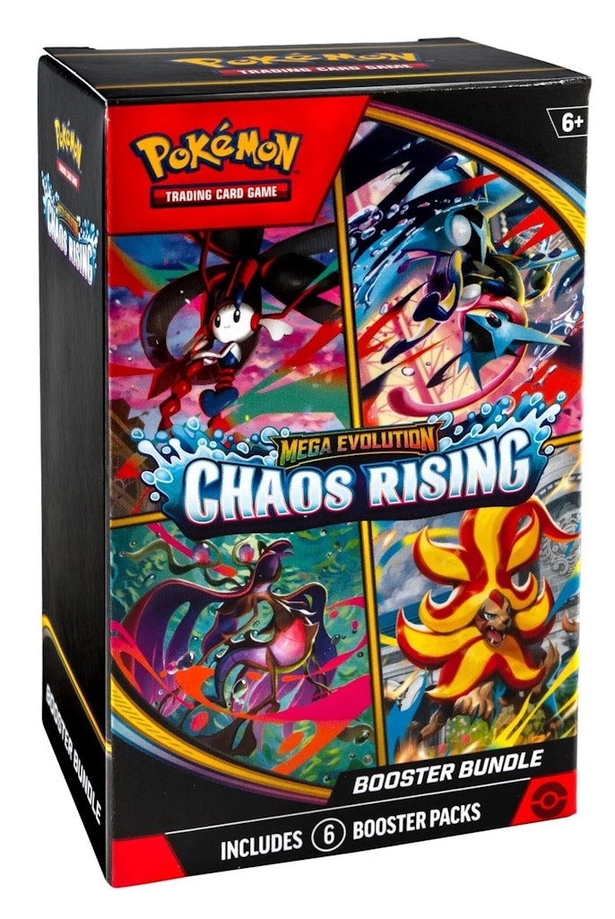 Pokmon TCG Mega Evolution Chaos Rising Booster Bundle: $42