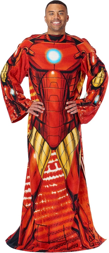 Iron Man Throw Blanket w/ Sleeves: $20