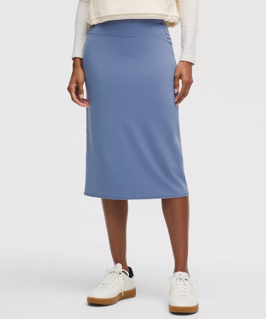 lululemon Nulu Slim-Fit High-Rise Midi Skirt (smaller sizes): From $14