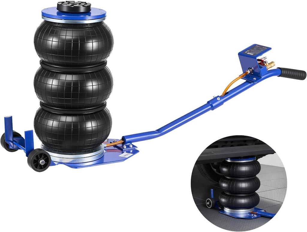 Vevor 3-Ton Triple Bag Air Jack w/ Long Handle: $61