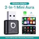Ottocast Mini Aura Wireless CarPlay / Android Auto Adapter Dongle for $15 + free shipping