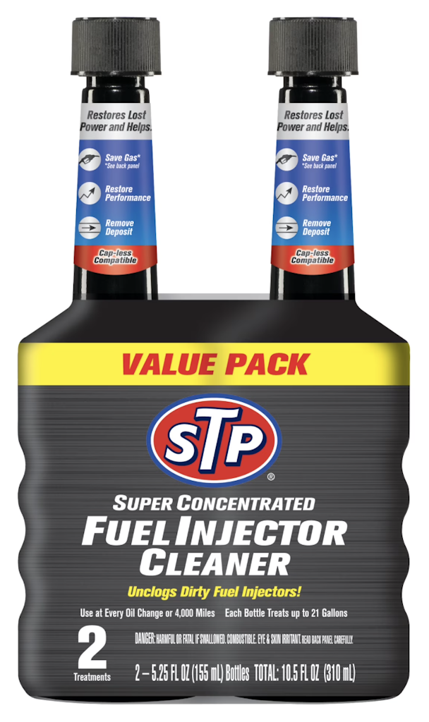 STP Super Concentrated Fuel Injector Cleaner 2-Pack: $6.37