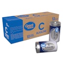 Great Value Alkaline C Batteries 12-Pack for $7 + free shipping w/ $35