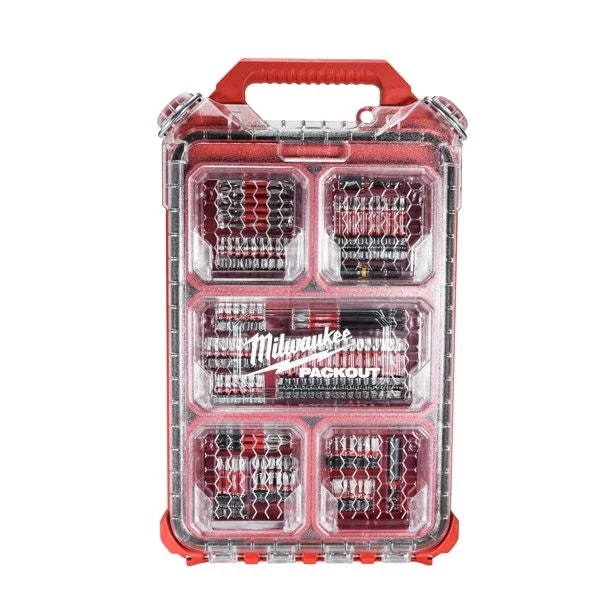 Open-Box Milwaukee 100-Piece Impact-Duty Alloy Steel Driver Bit Set: $54