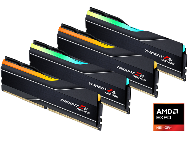 G.Skill Trident Z5 Neo RGB 256GB 4x64GB DDR5 6000 Desktop Memory: $7,499