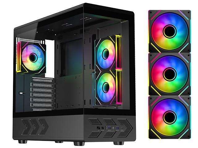 DIYPC IDX1-BK-ARGB ATX Gaming Computer Case: $59.99 DIYPC IDX1-BK-ARGB ATX Gaming Computer Case: $59.99