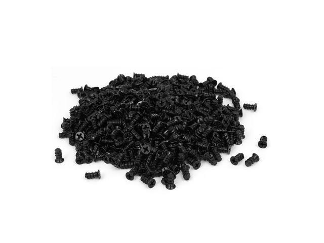 M5 x 10mm Black Zinc Plated Phillips Computer Case Fan Screw 500-Pack: $22.49