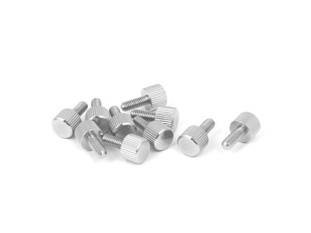 M4 x 10mm Stainless Steel Flat Head Knurled Thumb Screws 10-Pack: $9.49 M4 x 10mm Stainless Steel Flat Head Knurled Thumb Screws 10-Pack: $9.49