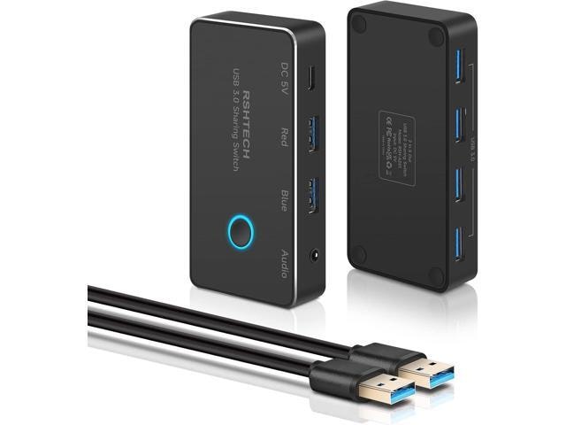 Rshtech Aluminum 4-Port USB 3.0 Switch Selector: $45.34 Rshtech Aluminum 4-Port USB 3.0 Switch Selector: $45.34