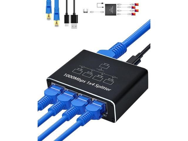 Liezhua 1-to-4 Gigabit Ethernet Splitter: $45.55