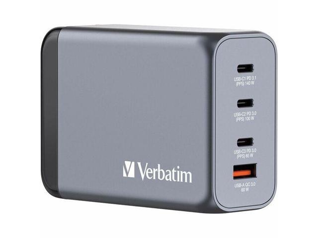 Verbatim 240W 4-Port GaN Wall Charger: $127.32