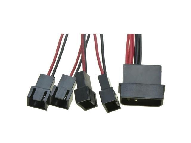 Molex to 4-Way 3-Pin Fan Power Splitter Cable: $19.99 Molex to 4-Way 3-Pin Fan Power Splitter Cable: $19.99