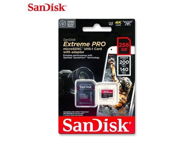 SanDisk 256GB Extreme PRO microSDXC Card: $75.48 SanDisk 256GB Extreme PRO microSDXC Card: $75.48