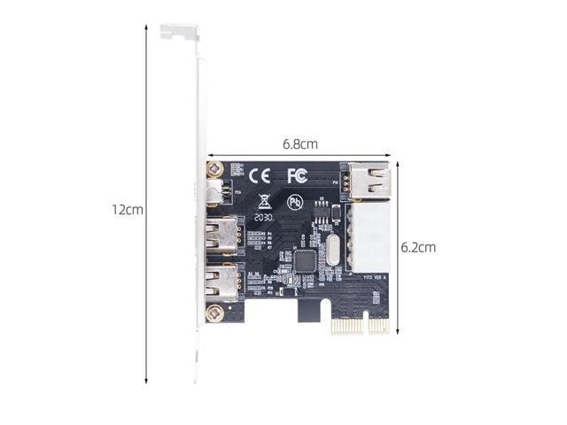 PCI-E 4-Port Firewire 1394 Video Capture Card: $26.48