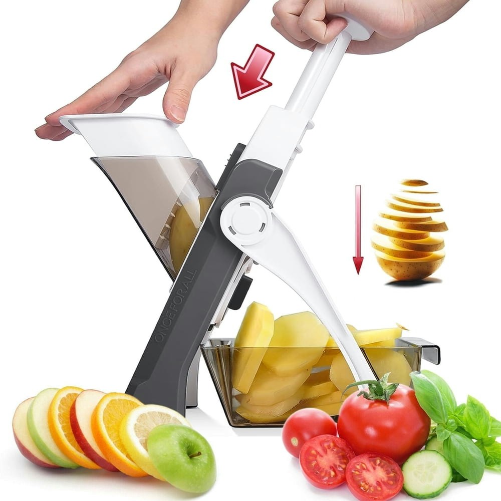 Once for All Adjustable Mandoline Food Slicer: $24.29 Once for All Adjustable Mandoline Food Slicer: $24.29