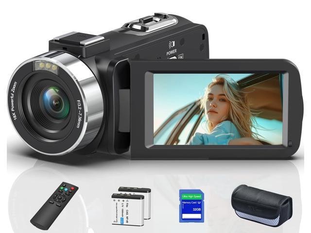 8K 64MP Vlogging Camcorder with 32GB SD Card: $179.99 8K 64MP Vlogging Camcorder with 32GB SD Card: $179.99