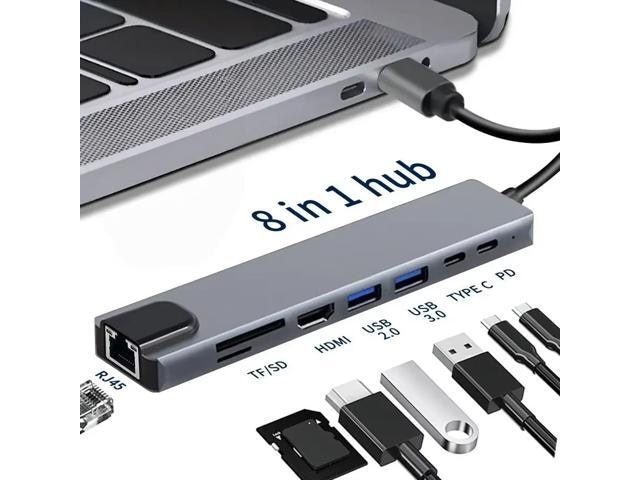 8-in-1 USB-C Hub Adapter: $22.26 8-in-1 USB-C Hub Adapter: $22.26