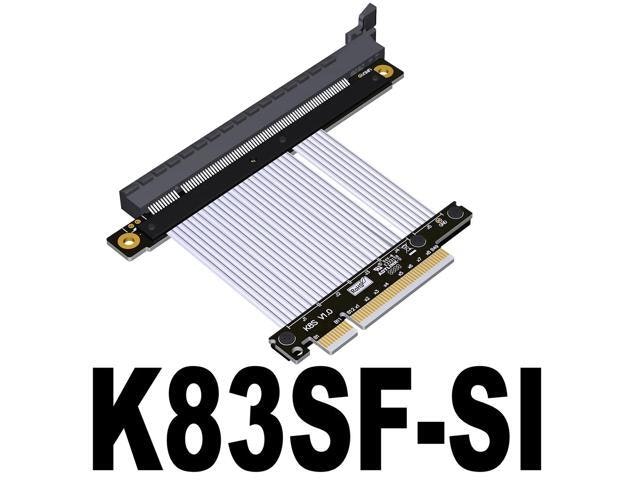 PCI-E 4.0 X8 to X16 Riser Cable 10cm: $128.75 PCI-E 4.0 X8 to X16 Riser Cable 10cm: $128.75