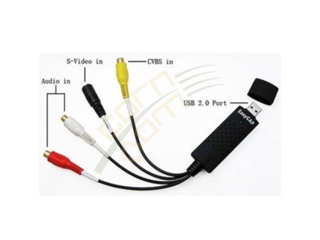 Easycap USB 2.0 Video and Audio Capture Card Adapter: $14.49