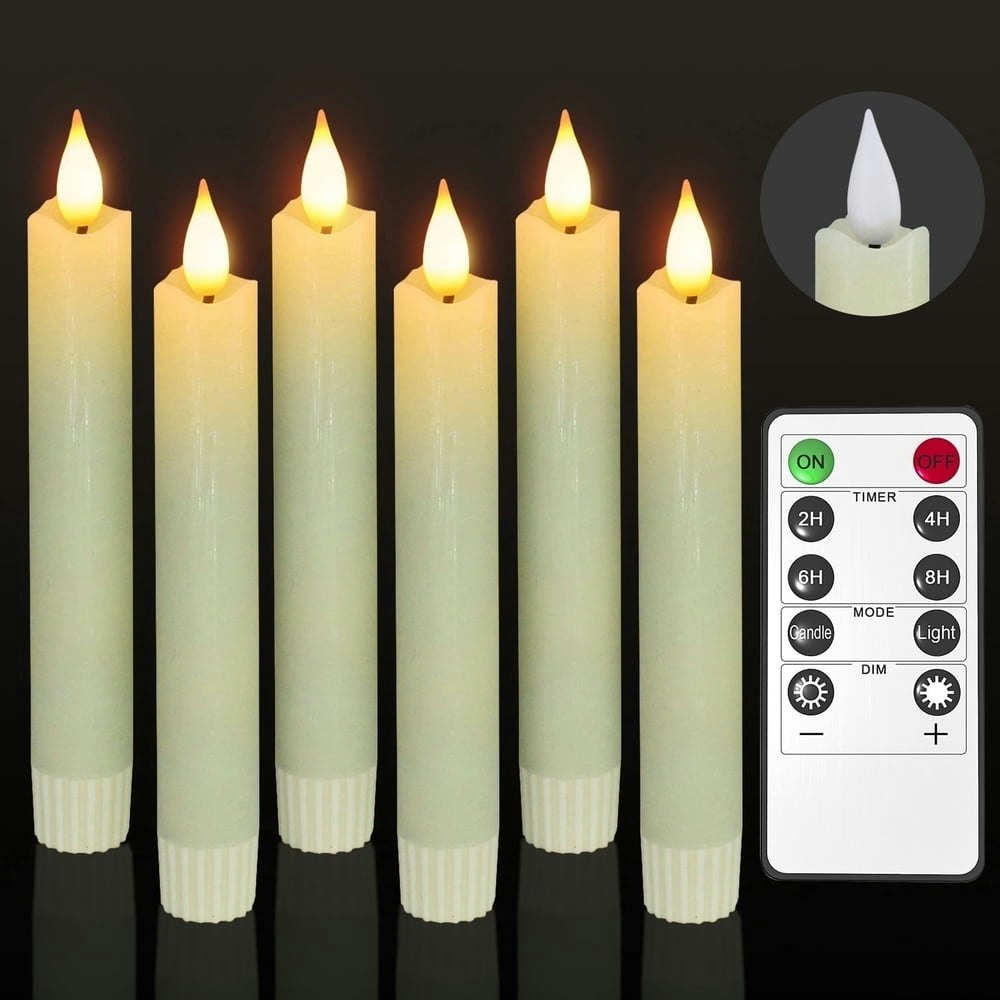 PChero 6.4-inch Flameless Taper Candles 6-Pack: $21.84 PChero 6.4-inch Flameless Taper Candles 6-Pack: $21.84