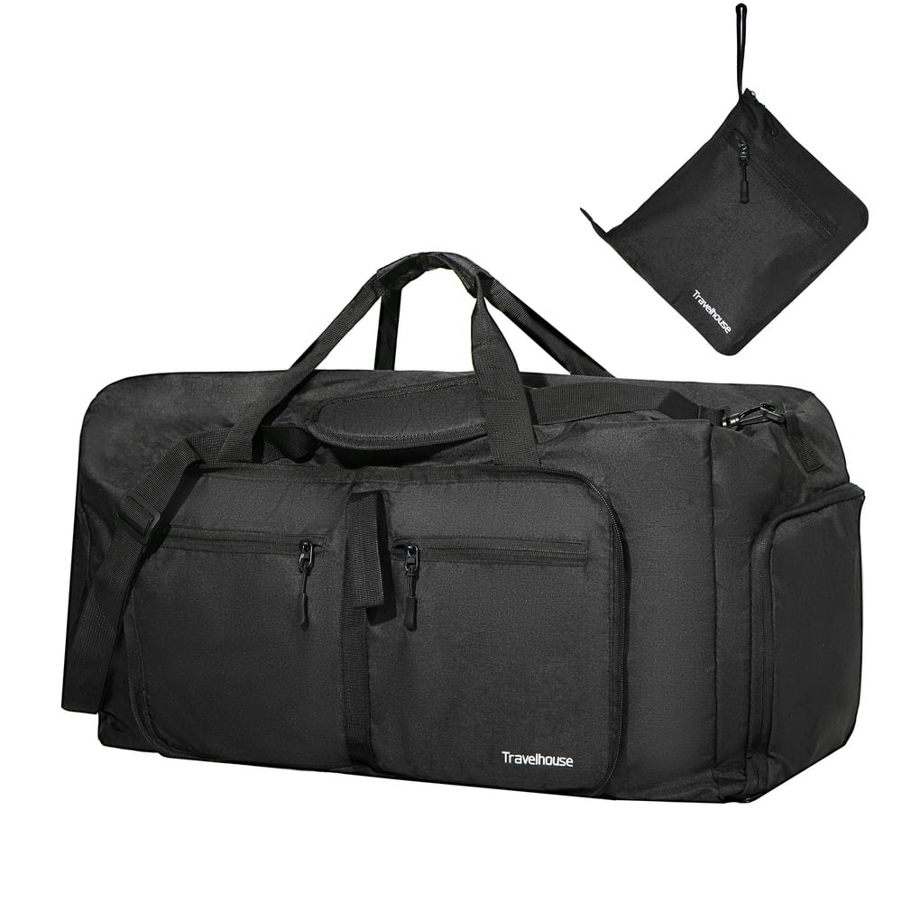 Travelhouse 50L Foldable Travel Duffle Bag: $13.99 Travelhouse 50L Foldable Travel Duffle Bag: $13.99