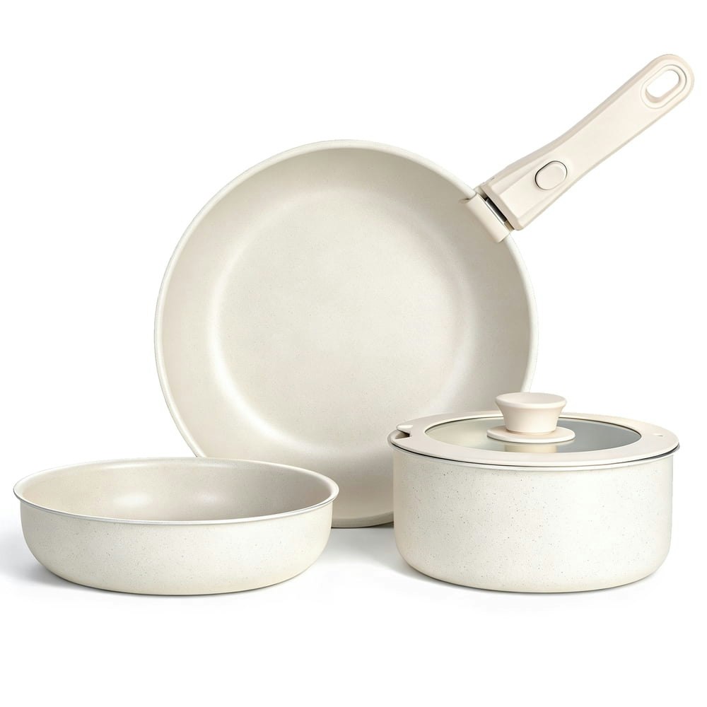 Walchoice 5-Piece Granite Nonstick Cookware Set: $29.99