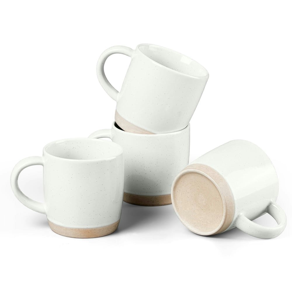 Vesteel 12oz Porcelain Coffee Mugs 4-Pack: $16.99