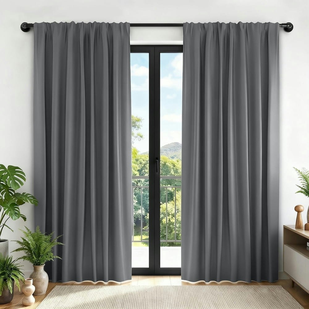 Xueyu 84-Inch Blackout Curtains 2-Pack: $22.94 Xueyu 84-Inch Blackout Curtains 2-Pack: $22.94