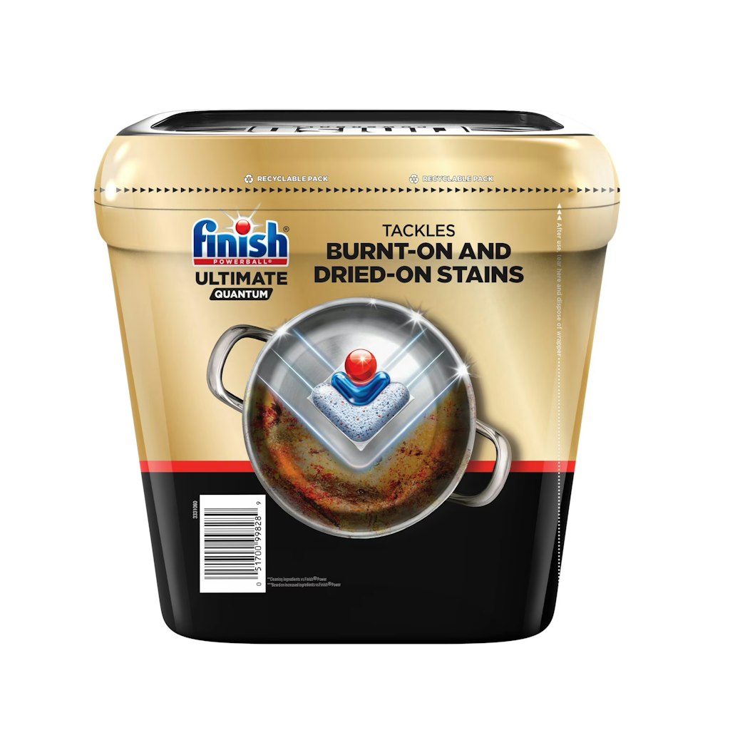 Finish Ultimate Quantum 38-Tab Dishwasher Pods: $12