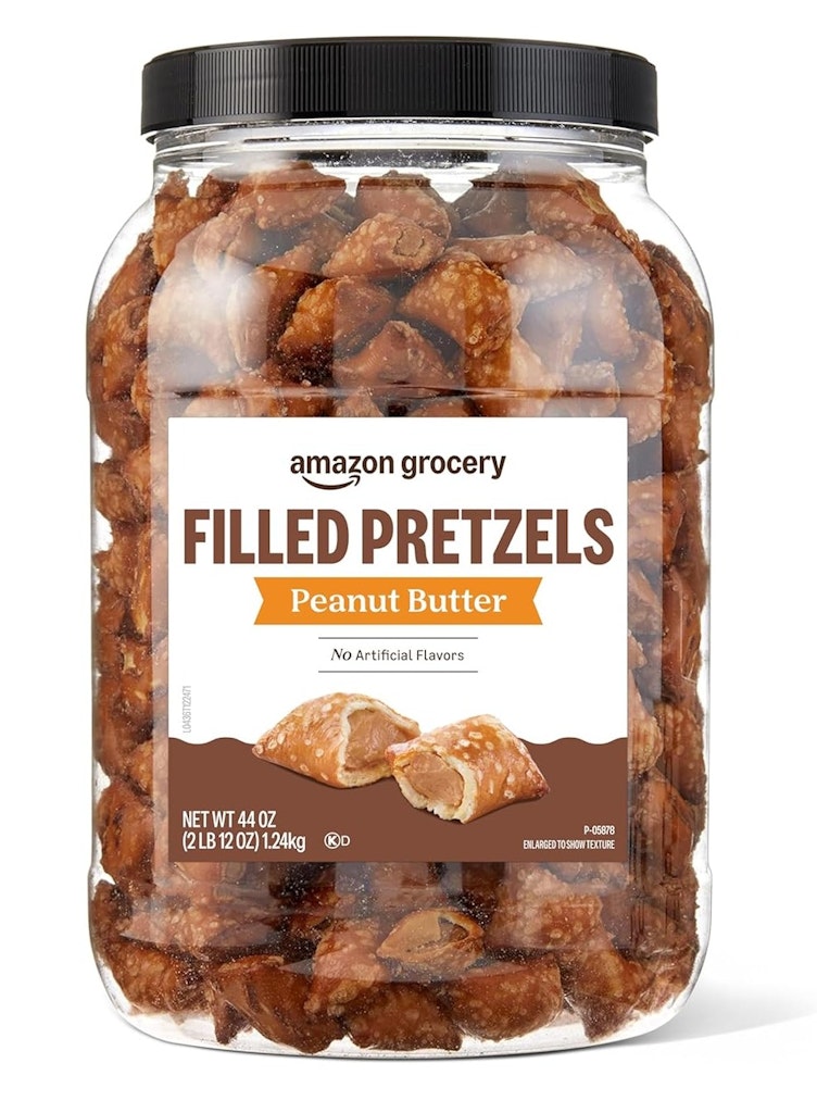 Amazon Grocery Peanut Butter Filled Pretzels 44-oz. Tub: $6.25 via Sub. & Save