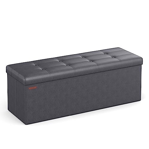 Songmics Mazie 43" Folding Storage Ottoman Bench: $39.57 Songmics Mazie 43" Folding Storage Ottoman Bench: $39.57