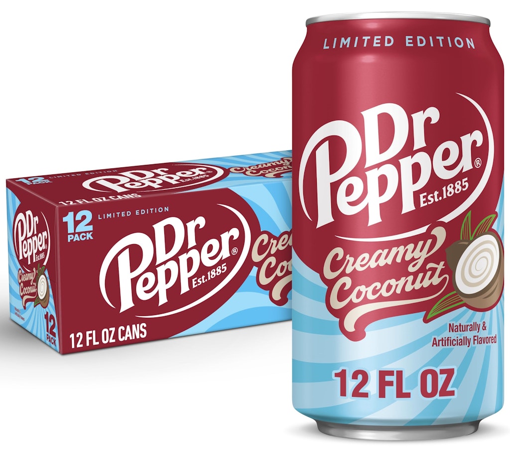 Dr Pepper Creamy Coconut 12-oz. Soda 12-Pack: 2 for $10