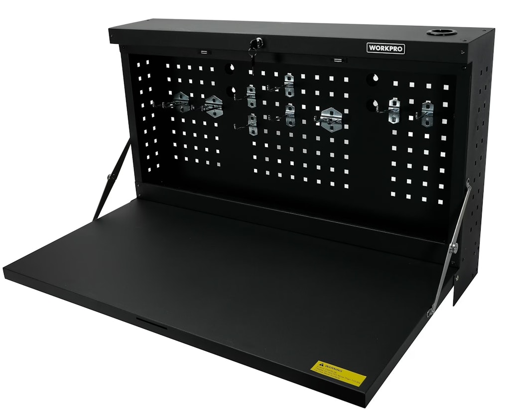 WorkPro 36" Wall-Mounted Workbench: $52 WorkPro 36" Wall-Mounted Workbench: $52