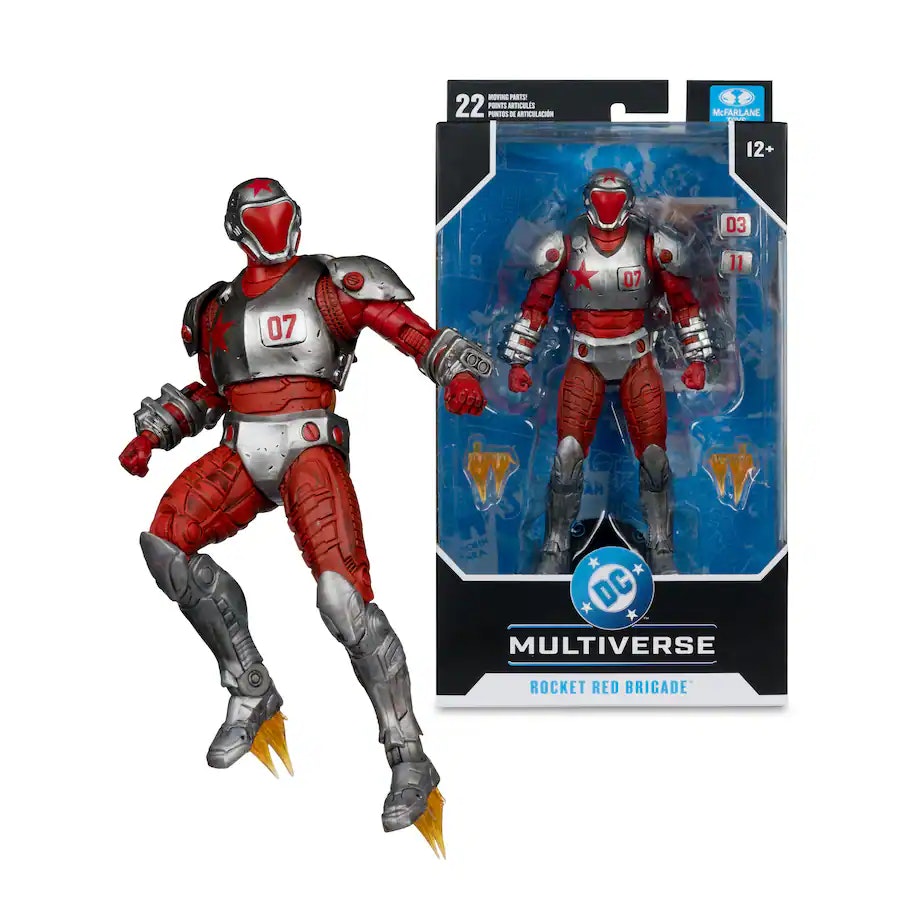 McFarlane Toys DC Multiverse Rocket Red Brigade 7.25" Action Figure: $9.49