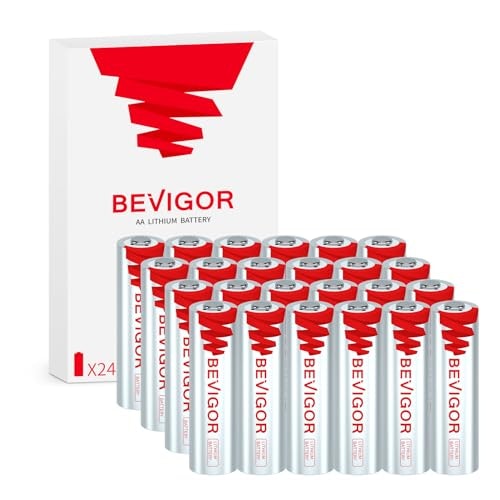 Bevigor AA Lithium Batteries 24-Pack: $19.76