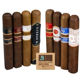 Rocky Patel Double Nickel 8-Cigar Greatest Hits Grip Sampler: $35