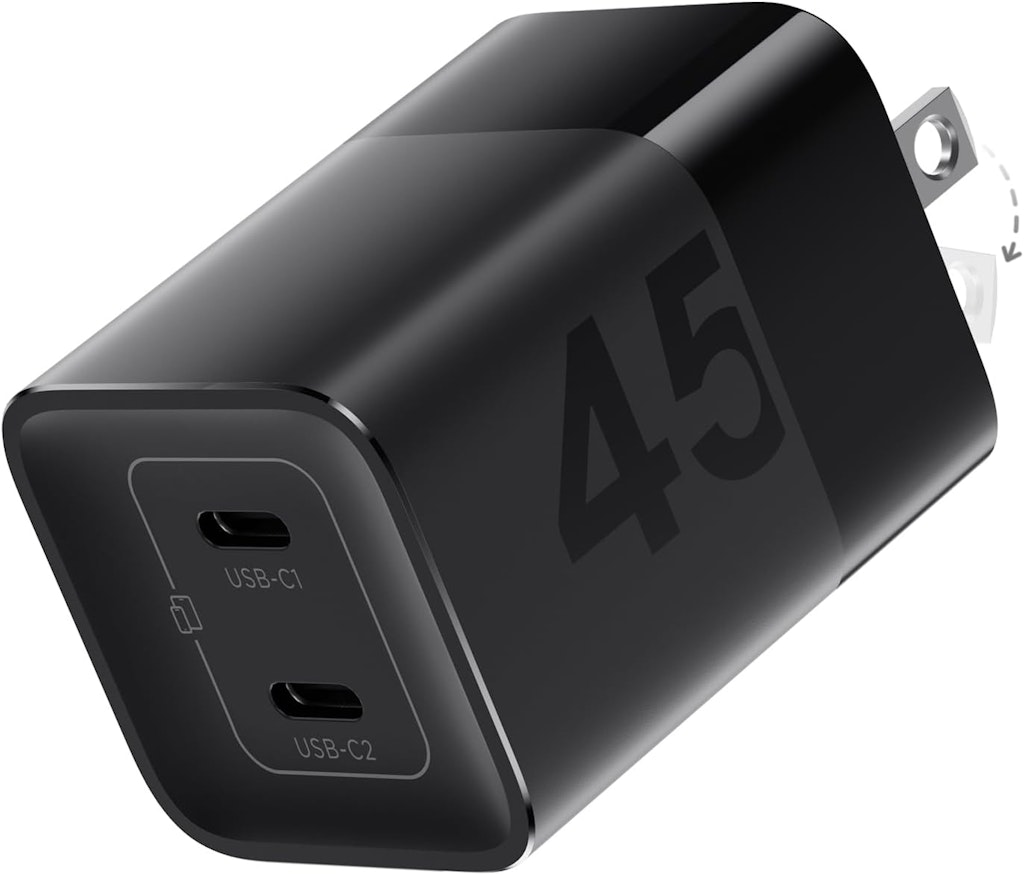 Wegear 45W Dual Port GaN USB-C Charger: $8.99