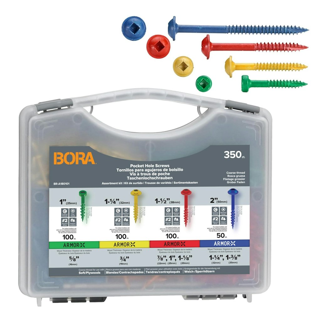 Bora Pocket 350-Piece Hole Screws Assortment Kit: $15
