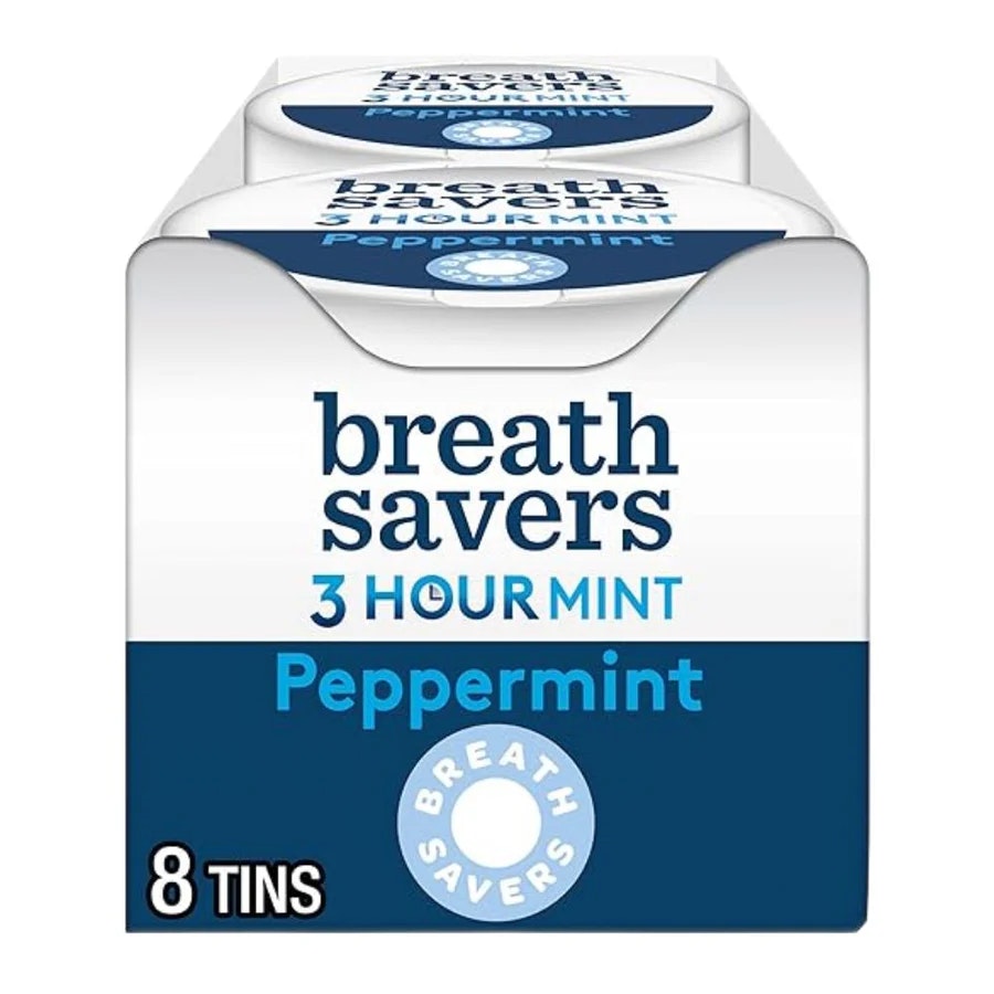 Breath Savers Sugar Free Peppermint Mints 8-Count 3-Pack : $20 