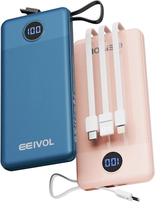 Eeivol 10,000mAh Power Bank 2-Pack for $17 + free shipping w/ Prime