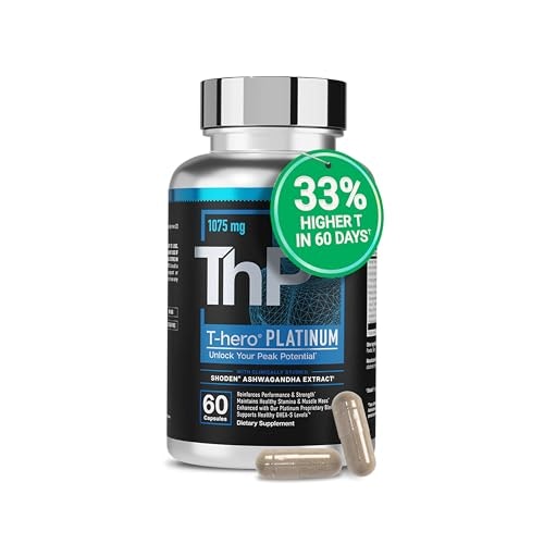 Essential Elements T-Hero Platinum 60-Count Testosterone Support Supplement : $44.85