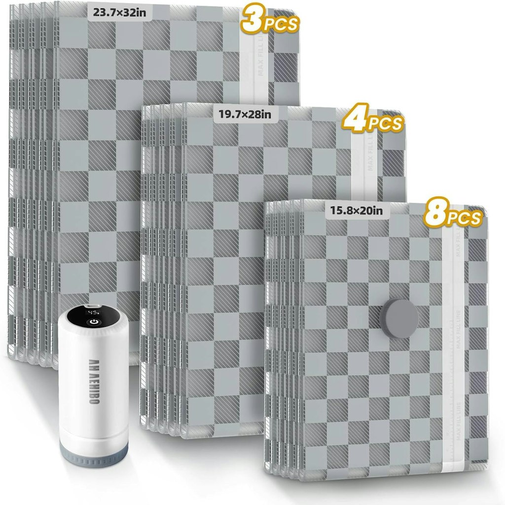Ah Aehibo Vacuum Storage Bags 15-Pack: $16.31