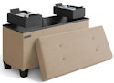 30" Storage Ottoman Bench for $34 + free shipping w/ Prime